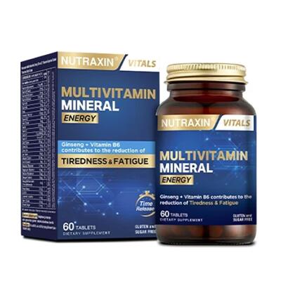 Вітамінно-мінеральний комплекс Nutraxin Multivitamin Mineral Energy, 60 таблеток