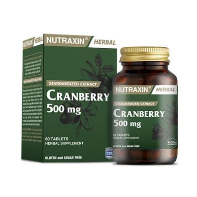 Журавлина Nutraxin Cranberry 500 мг, 60 таблеток