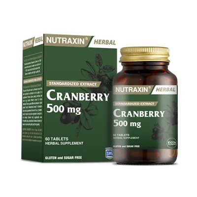 Журавлина Nutraxin Cranberry 500 мг, 60 таблеток