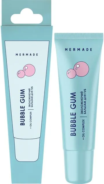 Бальзам для губ Mermade Bubble Gum зволожуючий, 10 мл