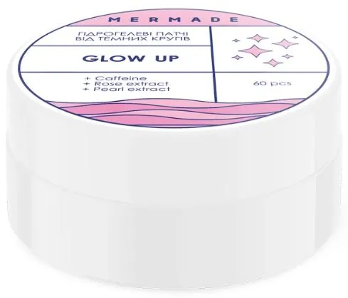 Патчі під очі Mermade Glow Up гідрогелеві освіжаючі, 60 шт