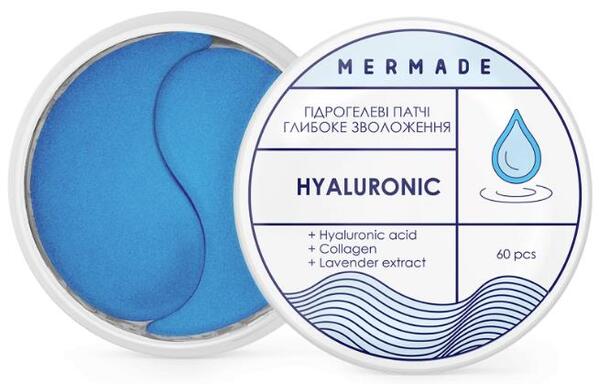 Патчи под глаза Mermade Hyaluronic гидрогелевые увлажняющие, 60 шт