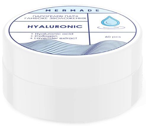 Патчи под глаза Mermade Hyaluronic гидрогелевые увлажняющие, 60 шт