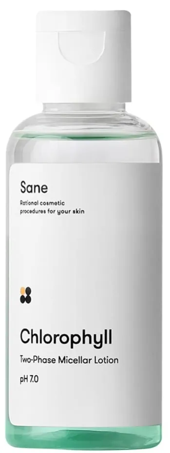 Вода міцелярна Sane Chlorophyll двофазна, 50 мл