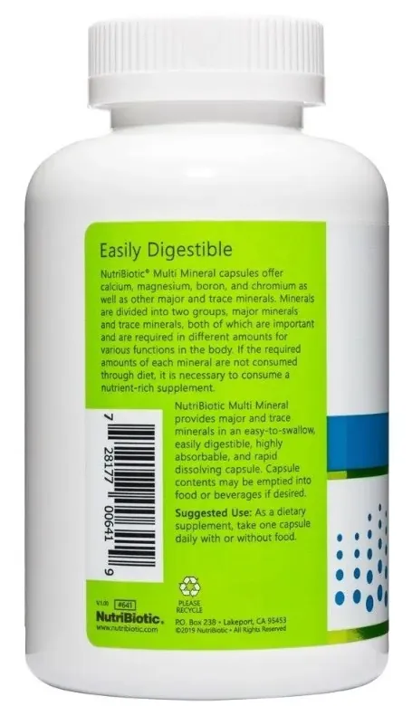 Мультимінерали NutriBiotic Essentials Multi Mineral, 250 капсул