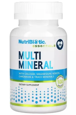 Мультимінерали NutriBiotic Essentials Multi Mineral, 100 капсул