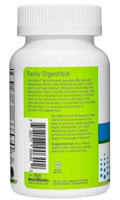 Мультимінерали NutriBiotic Essentials Multi Mineral, 100 капсул