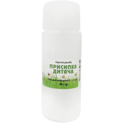 Присипка дитяча порошок н/ш 0.1 г/г по 40 г у бан.