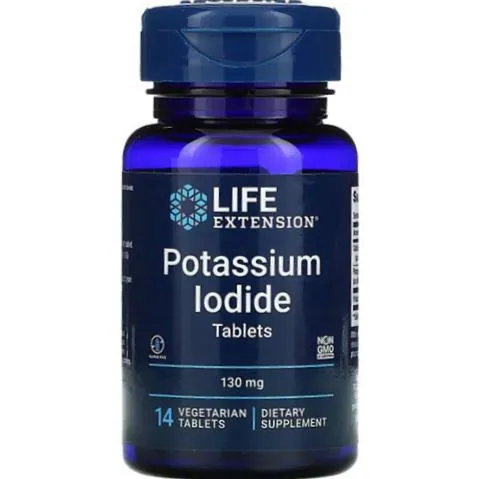 Калію йодид Life Extension Potassium Iodide 130, 14 веганських таблеток