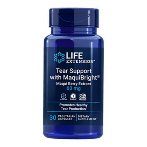 Диетическая добавка Life Extension Tear Support with MaquiBright, 30 веганских капсул