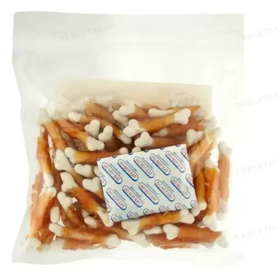 Ласощі для собак Hau&Miau Pause Snack Кальцієва кісточка з курячим філе, 500 г