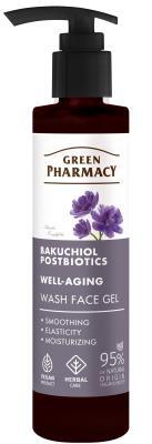 Гель для умывания Green Pharmacy Бакучиол + постбиотики, 200 мл