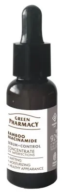 Концентрат для обличчя Green Pharmacy проти недоліків шкіри Бамбук + ніацинамід, 30 мл