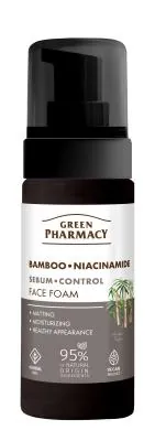 Пінка для вмивання Green Pharmacy Бамбук + ніацинамід, 150 мл