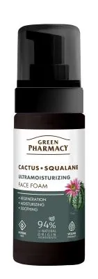Пінка для вмивання Green Pharmacy Кактус + сквалан, 150 мл