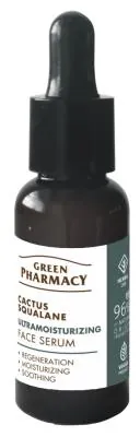 Сироватка для обличчя Green Pharmacy Кактус + сквалан, 30 мл