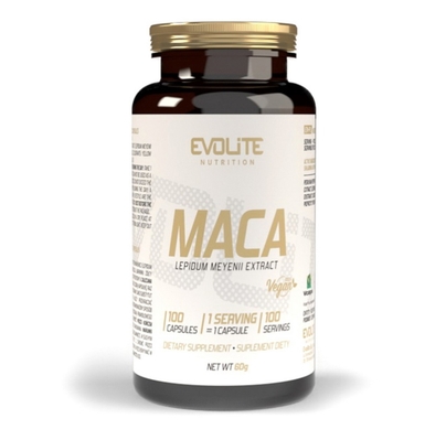 Мака Evolite Nutrition Maca 500 мг, 100 веганских капсул