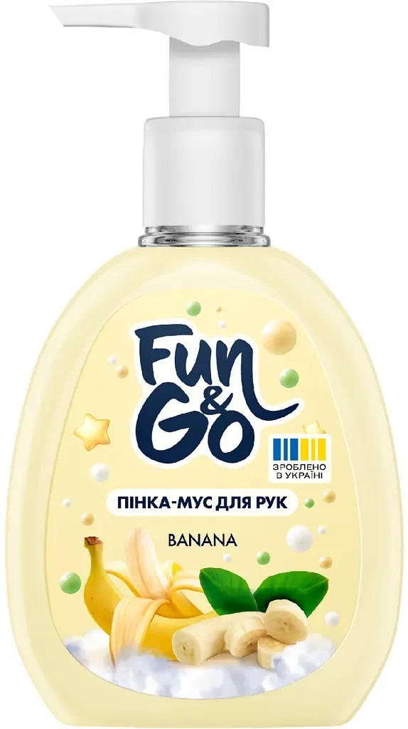 Пенка-мусс для рук Fun&Go Banana, 300 мл