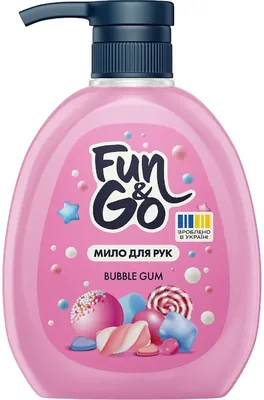 Мило рідке Fun&Go Bubble Gum, 300 мл