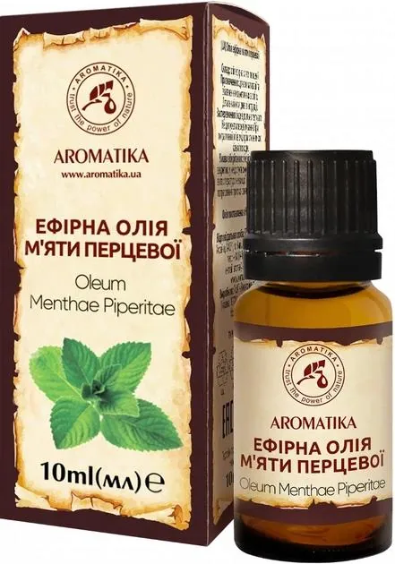 Олія ефірна Ароматика М'яти перцевої, 10 мл