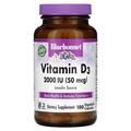 Вітамін D3 2000 IU Bluebonnet Nutrition Vitamin D3, 180 рослинних капсул