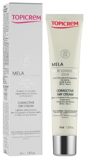 Крем для обличчя Topicrem Mela SPF20 денний коригуючий, 40 мл