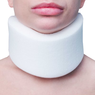 Бандаж на шейный отдел Ortonia Cervicollar Soft мягкий, высота 8 см, цвет белый, размер S