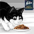 Корм влажный для кошек Purina Felix Tasty Shreds Рыбный микс, 4 штуки по 80 г