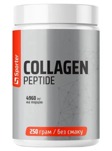 Колагенові пептиди Sporter Collagen Peptide без смаку, 250 г