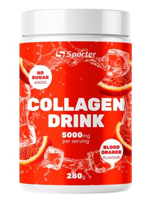 Коллаген Sporter Collagen красный апельсин, 280 г