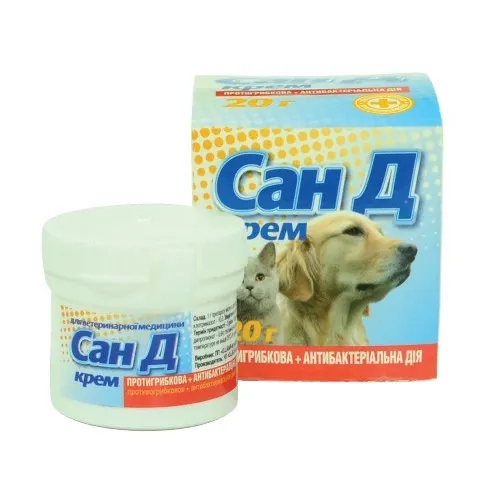 Сан Д (ДЛЯ ТВАРИН) крем, 20 г