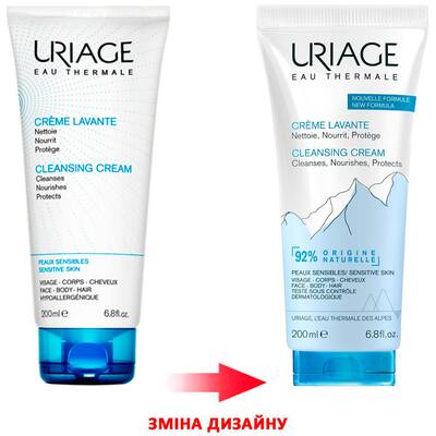 Крем очищающий Uriage Очищение и гигиена пенящийся, 200 мл