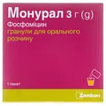 Монурал гранули д/ор. р-ну по 3 г №1 у пак.