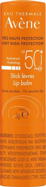 Стик для губ солнцезащитный Avene SPF50+, 3 г