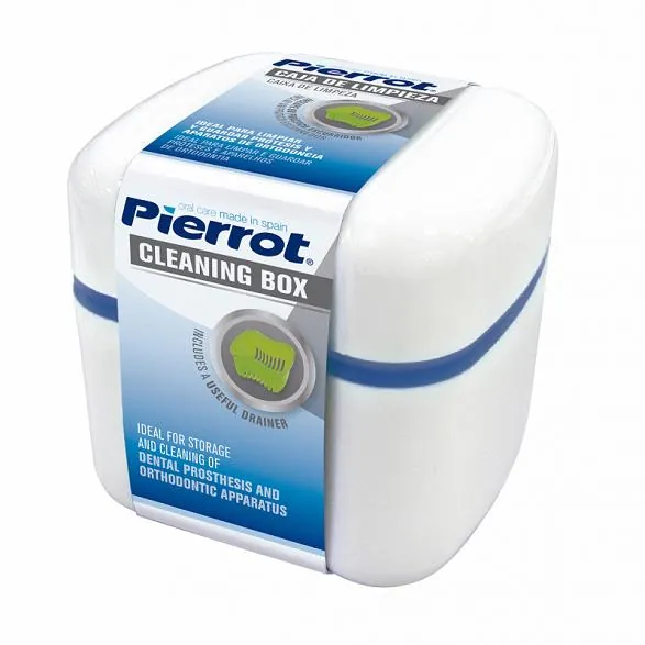 Бокс-контейнер Pierrot Ref.95 для зберігання та очищення зубних протезів