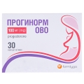 Прогинорм ово капсули м'як. по 100 мг №30 (15х2)