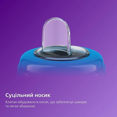 Чашка-непроливайка Philips Avent SCF551/05 з м'яким носиком з 6 місяців, 200 мл