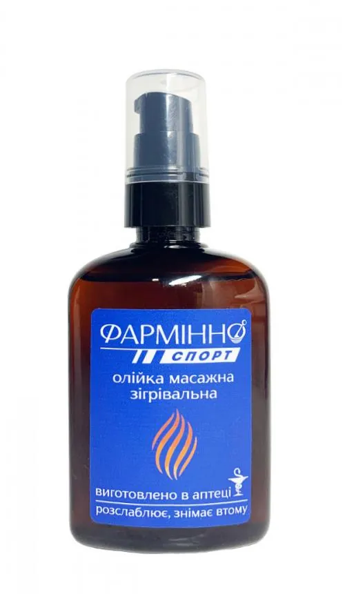 Олійка Фармінно зігрівальна "Спорт-масаж", 100 мл