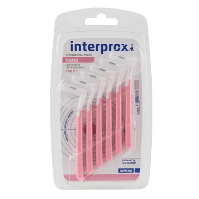 Міжзубні щітки Dentaid Interprox Plus 2G Nano 0.7 мм, 6 шт
