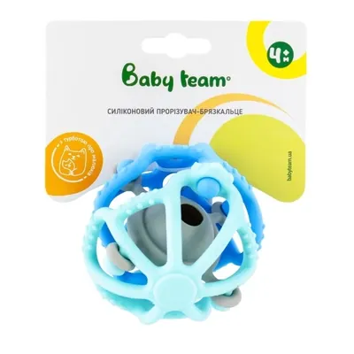 Брязкальце-прорізувач Baby Team силіконовий