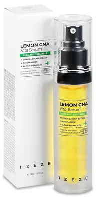 Сироватка для обличчя Izeze Lemon CNA Vita подвійний функціонал, 30 мл