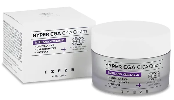 Крем для обличчя Izeze Hyper CGA Cica заспокійливий, 50 мл