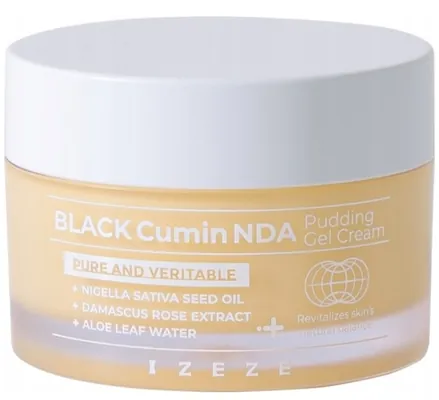 Крем для обличчя Izeze Black Cumin NDA з текстурою пудинг-гелю, 50 мл