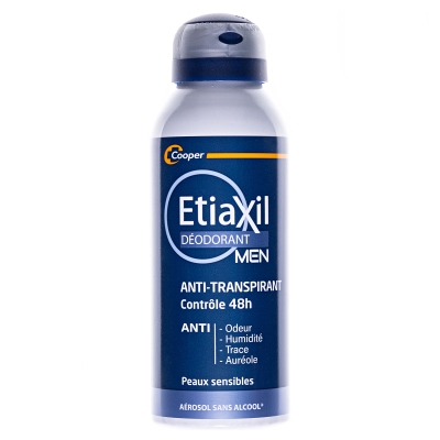 Дезодорант-антиперспірант спрей Etiaxil Men 48h для чоловіків від помірного потовиділення, 150 мл