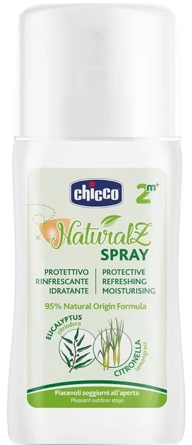 Спрей від комарів Chicco Naturalz захисний (11596.00), 100 мл