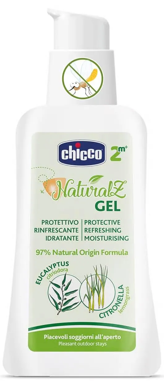 Гель від комарів Chicco Naturalz захисний (11598.00), 60 мл
