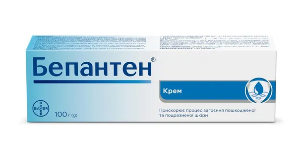 Бепантен крем 5 % по 100 г у тубах