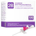 Канюля внутривенная 2B 20G (1,1 x 32 мм) розовая, 1 штука