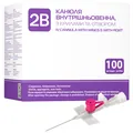 Канюля внутрішньовенна 2B з крилами та отвором 20G (1,1 x 32 мм) рожева, 1 штука
