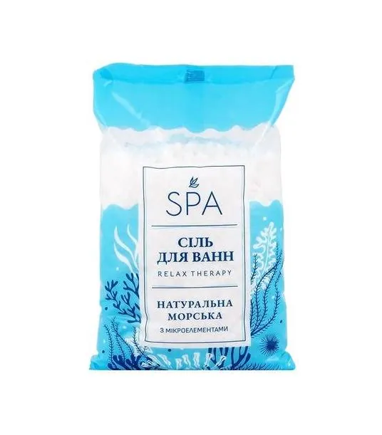 Сіль для ванн Spa натуральна морська, 1 кг